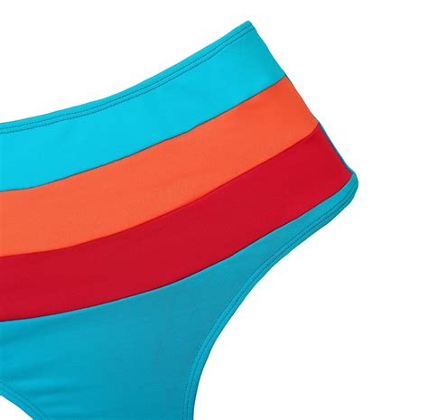 Hot Pants Tr S Cores Azul Turquesa Ilha Bikini