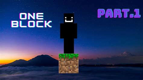 Minecraft One Block PART 1 YouTube