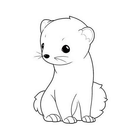 Ermine Coloring Pages Coloring Corner