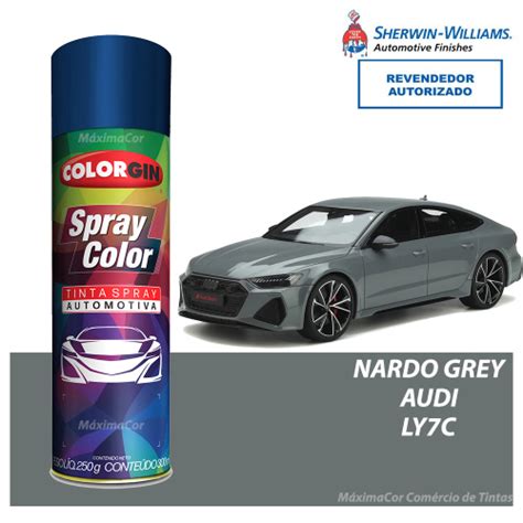 Tinta Spray Automotivo Nardo Grey Colorgin Premium 300ml No Shoptime