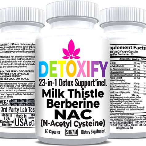 Amazon Shizam Milk Thistle Nac Supplement N Acetyl Cysteine For