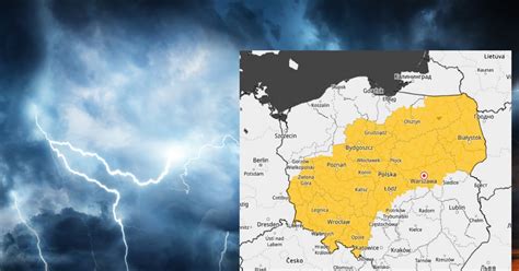 Imgw Nad Polsk Przejd Intensywne Burze Z Gradem Wiadomo Ci