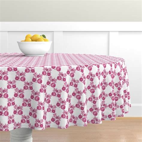 Checkerboard Sangria Flowers Spoonflower