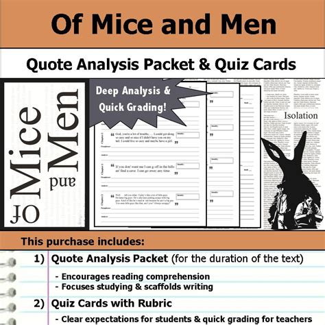 Of Mice And Men Chapter Quiz Lorrine Randall