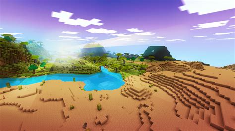 Fond d écran Minecraft numérique Video Game Landscape Digital