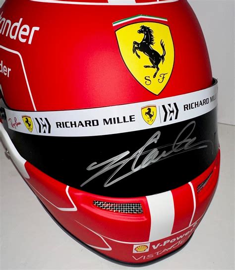 Charles Leclerc Signed Ferrari Full-Size Racing Helmet (Beckett) - The ...