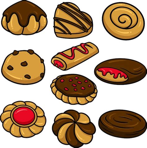 Premium Vector Cookies Clip Art