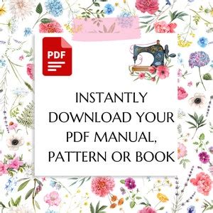 Sk280 Sk210 Silver Reed Knitting Machine Instruction Manual Punch Card ...