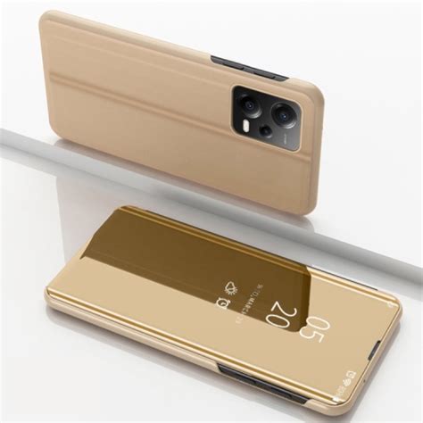 Capa Xiaomi Poco X5 Flip Espelhado Dourado ️