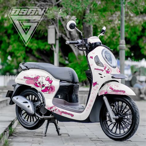 Jual Decal Scoopy Full Body Full Blok Decal Stiker Scopy Dekal New Fi