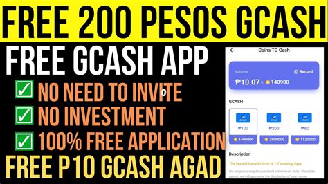 FREE GCASH 200 NO NEED TO INVITE NO PUHUNAN 100 FREE GCASH APP