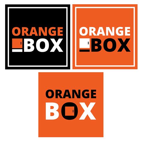 Logo for Russian company Orange Box on Behance