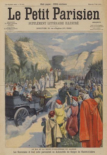 King Edward Vii And Queen Alexandra In Algeria Stock Image Look And Learn