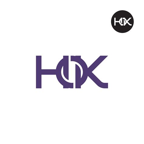 Letter HOK Monogram Logo Design 30333231 Vector Art At Vecteezy