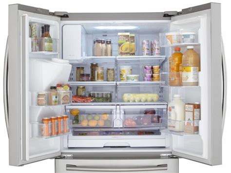 25 Cu Ft Refrigerator With Water Dispenser In Stainless Steel Rf263beaesr Samsung Us