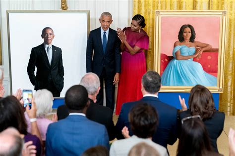 Official Portraits Of Barack And Michelle Obama Unveiled Trendradars