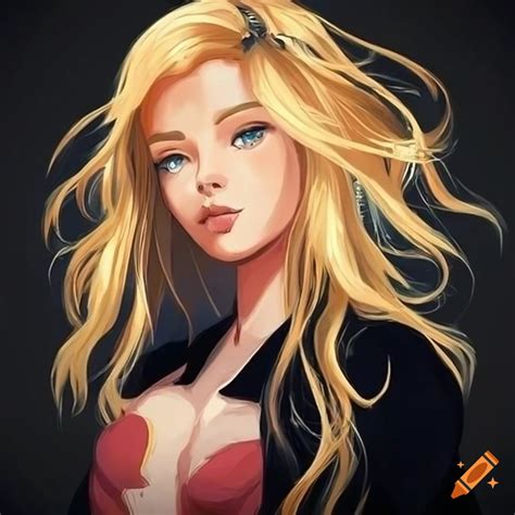 Stunning Artwork Of A Blonde Anime Character On Craiyon