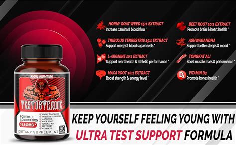 AUMETO 8IN1 Ultra Test Support 16540mg With Tribulus Terrestris L