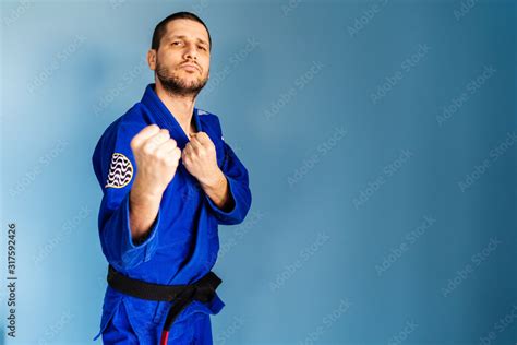 Brazilian Jiu Jitsu Bjj Caucasian Athlete Instructor Professor Or