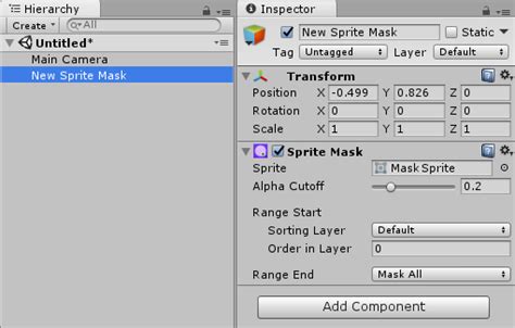 Unity - Manual: Sprite Masks