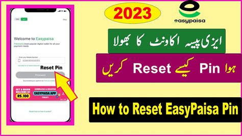 How To Reset Easypaisa Account Pin How To Reset Easypaisa Blocked Pin