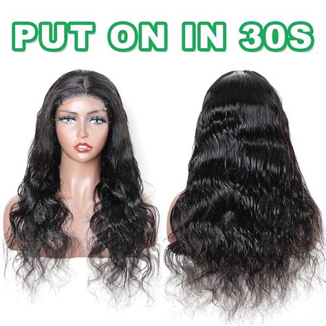 Ashart Wear And Go Glueless Wig Body Wave Lace Front Wigs Human Hair