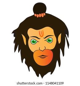 Lord Hanuman Vector Cute Art Illustrated Stock Vector Royalty Free