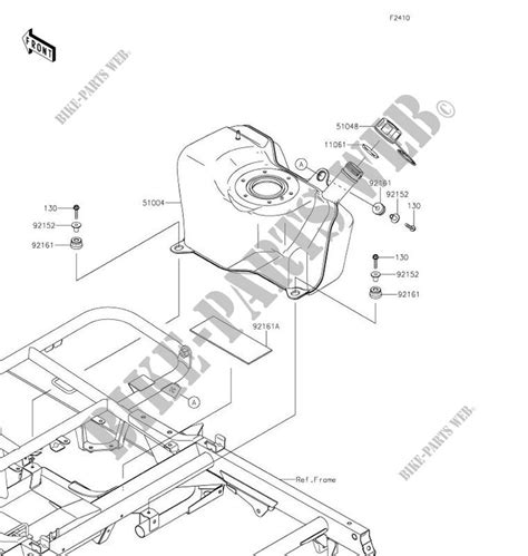 Reservoir Carburant Pour Kawasaki Mule Sx X Kawasaki