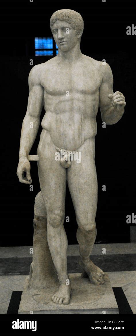 Doryphoros Des Polyklet Griechische Statue Klassik C 440 BC