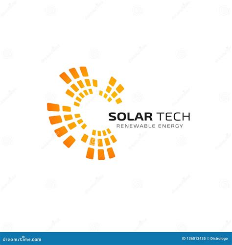 Plantilla De Energía Solar Del Diseño Del Logotipo De Sun Diseño Solar