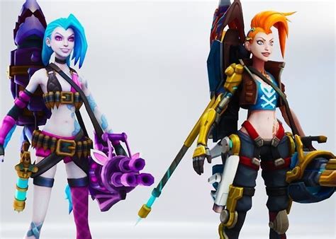 3D model Jinx 2 Skins League Of Legends Characters VR / AR / low-poly ...