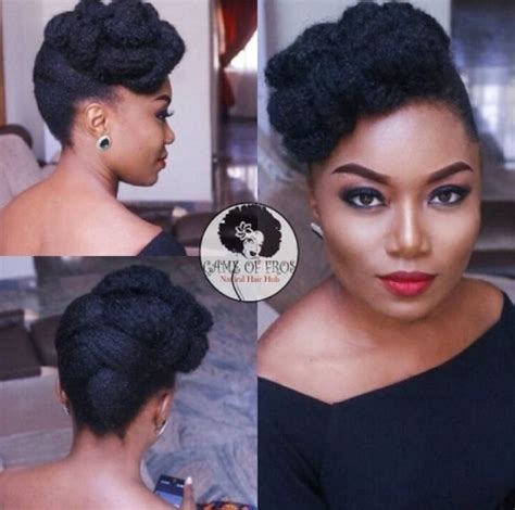 Natural Hair Wedding, Natural Updo, Natural Hair Beauty, Curly Hair ...