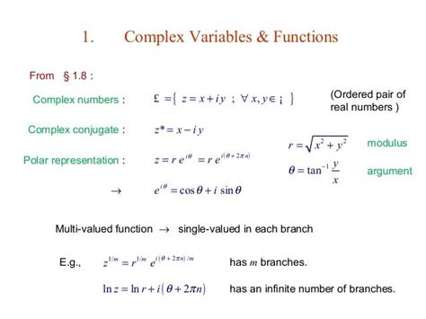 Complex Variable Ppt Sem 2 Ch 2 Gtu