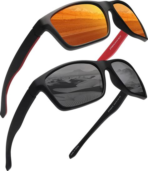 Jim Halo Polarized Sunglasses For Men Women Wrap Around Sport Sun