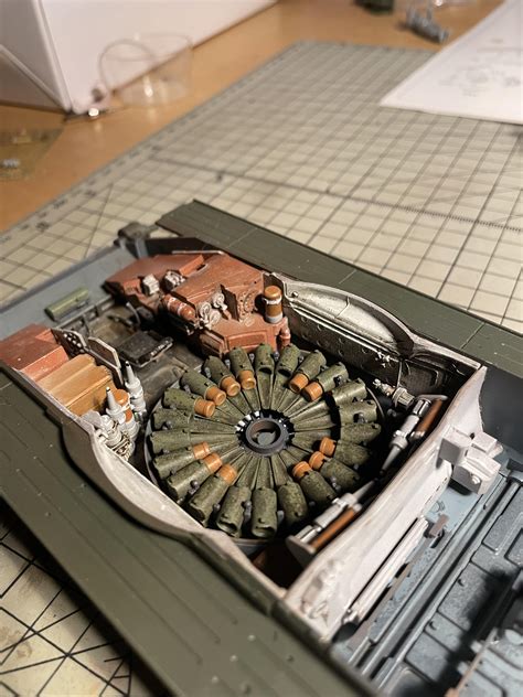 T72 interior coming along nicely : r/modelmakers