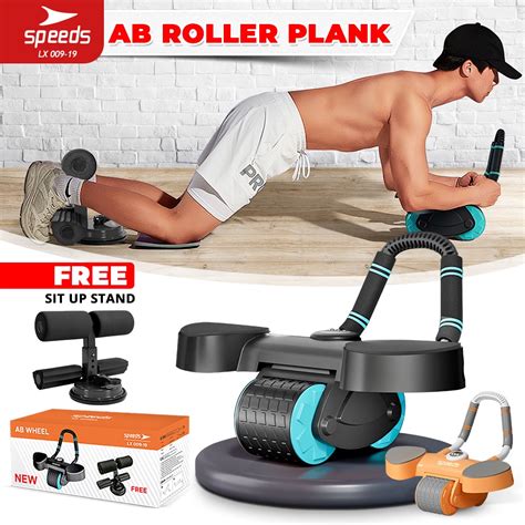 Jual SPEEDS AB Roller Wheels Plank Trainer Abdominal Core Roller Alat