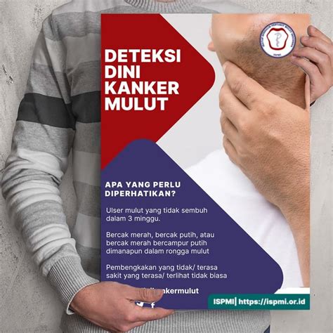 Poster Deteksi Dini Kanker Mulut ISPMI ISPMI Ikatan Spesialis