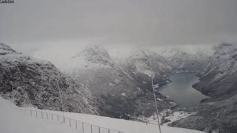 LIVE Webcam en direct Port de croisière de Geirangerfjord Norvège