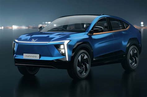 mahindra unveils  electric suvs   brands based