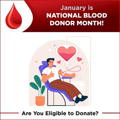 Did You Know That January Is National Blood Donor Month Memorial