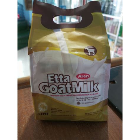 Jual Etta Goat Milk Egm Aren Isi Sachet X Gram Shopee Indonesia