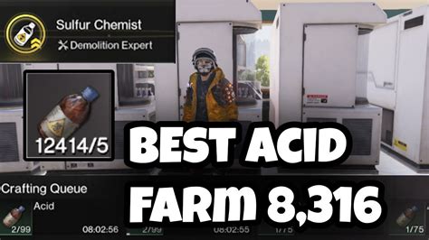 Acid In Hours Best Acid Farm Semi Afk Endgame Once Human Youtube