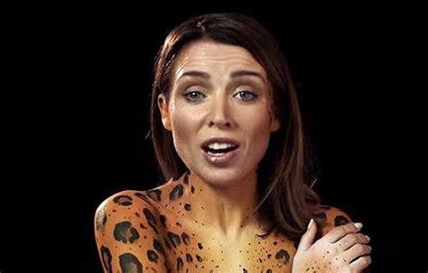 Dannii Minogue Nude And Covered In Leopard Spots