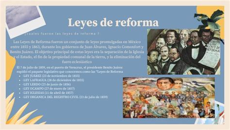 Leyes De Reforma