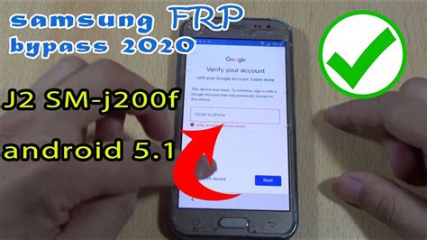 Samsung J2 SM J200f Frp Bypass Google Account Android 5 1 1 YouTube