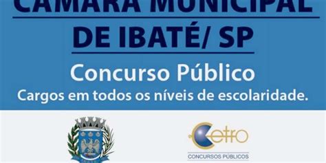 Oportunidade De Emprego CÂmara Municipal Abre Concurso Para Diversas