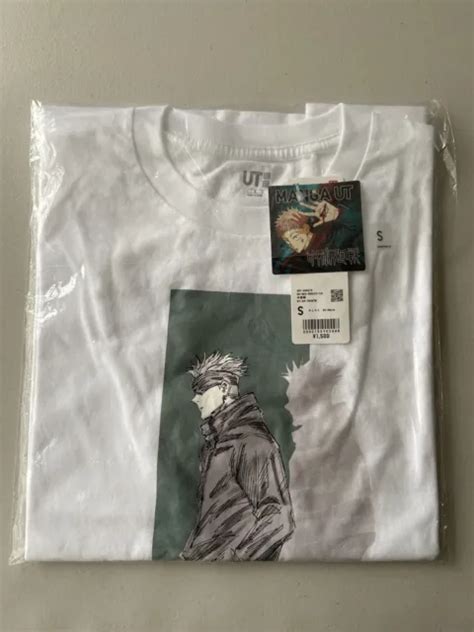 T SHIRT UNIQLO X Jujutsu Kaisen Satoru Gojo Taglia XS EUR 56 96