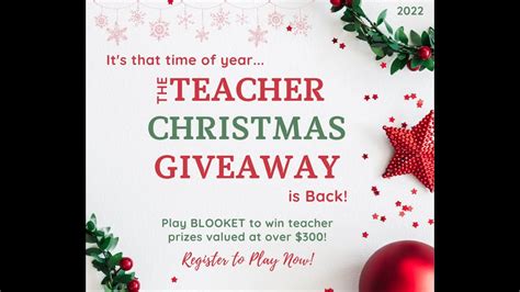 2022 Teacher Christmas Giveaway Play Blooket For Gifts YouTube