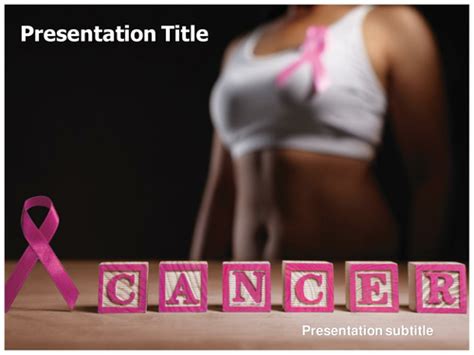 Breast Cancer Ppt Template Teaching Resources