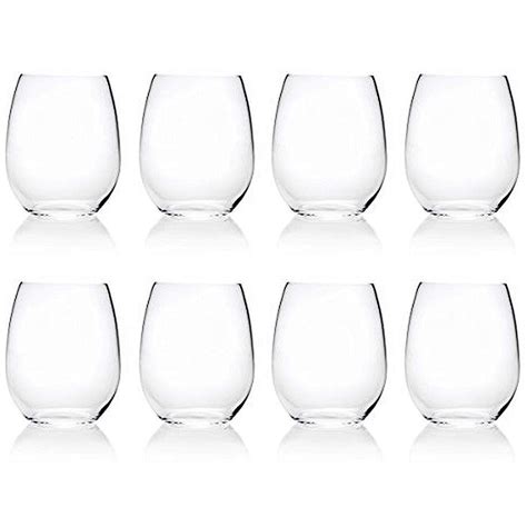 Acrylic Stemless Wine Glasses